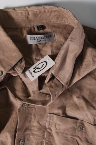 Ανδρικό πουκάμισο, Μέγεθος XXL, Χρώμα  Μπέζ, Τιμή 3,59 €