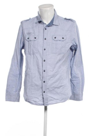 Ανδρικό πουκάμισο Angelo Litrico, Μέγεθος XL, Χρώμα Μπλέ, Τιμή 9,33 €