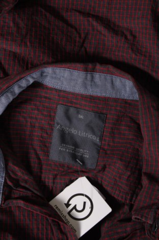 Мъжка риза Angelo Litrico, Размер 5XL, Цвят Червен, Цена 26,39 лв.