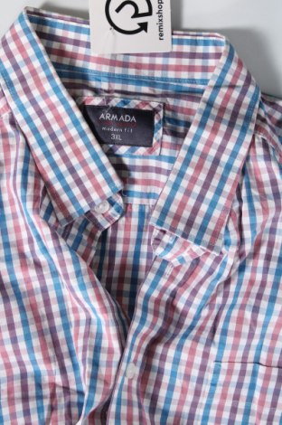 Ανδρικό πουκάμισο Armada, Μέγεθος 3XL, Χρώμα Πολύχρωμο, Τιμή 30,31 €