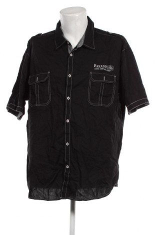 Ανδρικό πουκάμισο Atlas For Men, Μέγεθος 5XL, Χρώμα Μαύρο, Τιμή 10,76 €