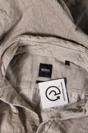 Herrenhemd BOSS, Größe L, Farbe Grau, Preis € 39,85