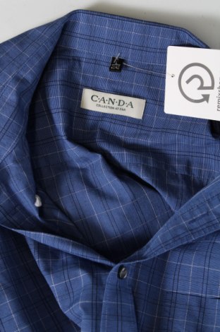 Ανδρικό πουκάμισο Canda, Μέγεθος L, Χρώμα Μπλέ, Τιμή 3,77 €