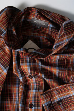 Мъжка риза Carlo Colucci, Размер L, Цвят Многоцветен, Цена 36,66 лв.