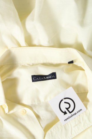 Ανδρικό πουκάμισο Casa Moda, Μέγεθος L, Χρώμα Κίτρινο, Τιμή 24,12 €