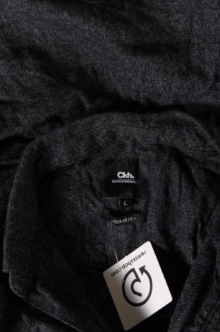 Мъжка риза Clockhouse, Размер L, Цвят Черен, Цена 29,00 лв.