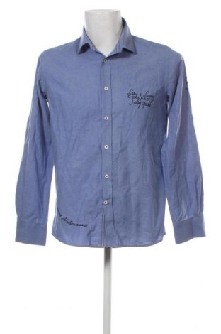 Ανδρικό πουκάμισο Denim Culture, Μέγεθος S, Χρώμα Μπλέ, Τιμή 3,56 €