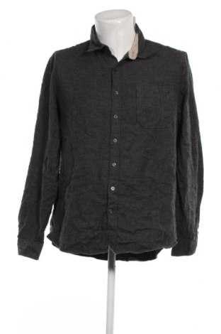 Ανδρικό πουκάμισο Dressmann, Μέγεθος XL, Χρώμα Γκρί, Τιμή 6,83 €