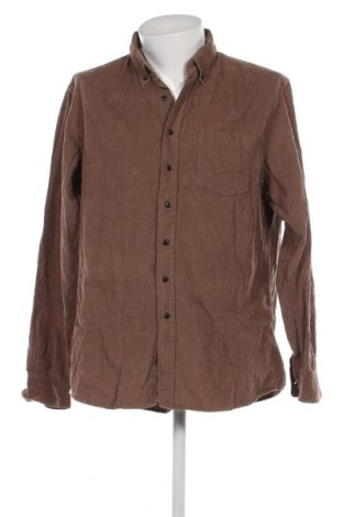 Ανδρικό πουκάμισο Dressmann, Μέγεθος XL, Χρώμα  Μπέζ, Τιμή 6,68 €