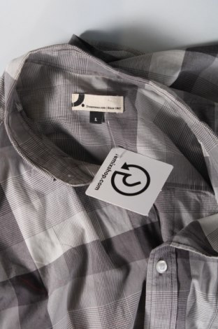 Мъжка риза Dressmann, Размер L, Цвят Сив, Цена 6,72 лв.