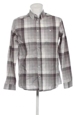 Ανδρικό πουκάμισο Dressmann, Μέγεθος L, Χρώμα Γκρί, Τιμή 3,27 €