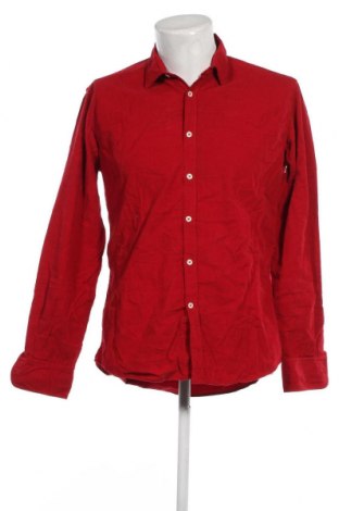 Мъжка риза Essentiel Antwerp, Размер M, Цвят Червен, Цена 29,16 лв.