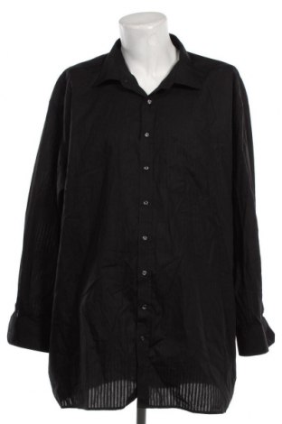 Ανδρικό πουκάμισο Eterna, Μέγεθος 5XL, Χρώμα Μαύρο, Τιμή 23,40 €