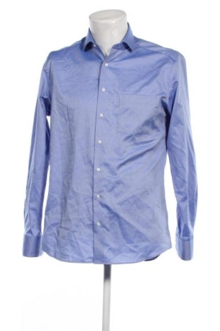 Ανδρικό πουκάμισο Eterna, Μέγεθος L, Χρώμα Μπλέ, Τιμή 23,40 €