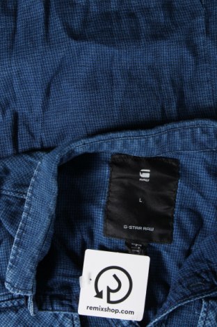 Herrenhemd G-Star Raw, Größe L, Farbe Blau, Preis 37,58 €