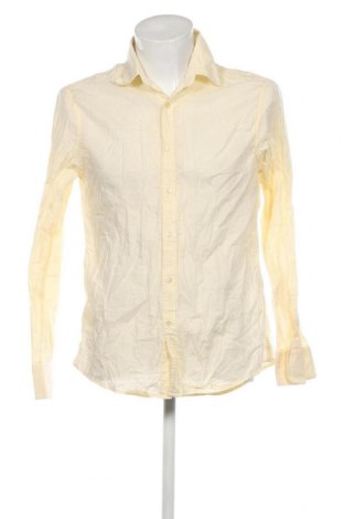 Ανδρικό πουκάμισο H&M, Μέγεθος L, Χρώμα Κίτρινο, Τιμή 9,87 €