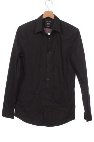 Herrenhemd H&M, Größe S, Farbe Schwarz, Preis 4,45 €
