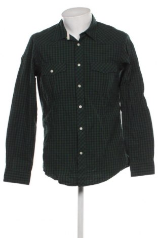 Мъжка риза H&M L.O.G.G., Размер M, Цвят Зелен, Цена 12,76 лв.