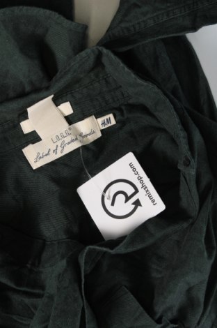 Ανδρικό πουκάμισο H&M L.O.G.G., Μέγεθος S, Χρώμα Πράσινο, Τιμή 17,94 €