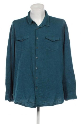 Ανδρικό πουκάμισο House, Μέγεθος 5XL, Χρώμα Μπλέ, Τιμή 17,40 €