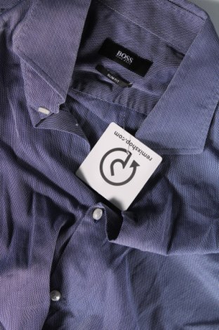 Ανδρικό πουκάμισο Hugo Boss, Μέγεθος L, Χρώμα Μπλέ, Τιμή 3,08 €