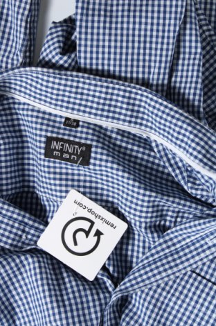 Ανδρικό πουκάμισο Infinity, Μέγεθος S, Χρώμα Μπλέ, Τιμή 3,41 €
