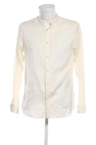 Ανδρικό πουκάμισο Jack & Jones, Μέγεθος L, Χρώμα Λευκό, Τιμή 10,87 €
