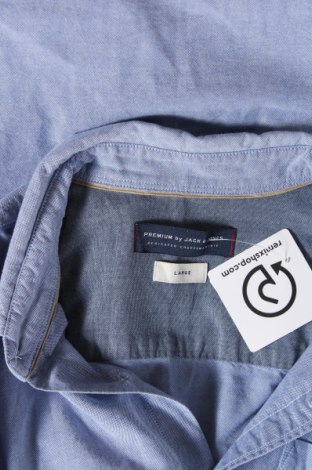 Herrenhemd Jack & Jones PREMIUM, Größe L, Farbe Blau, Preis € 16,70