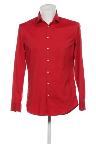 Herrenhemd Jake*s, Größe M, Farbe Rot, Preis € 8,85