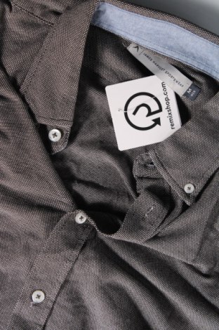 Мъжка риза James Harvest, Размер M, Цвят Сив, Цена 29,00 лв.
