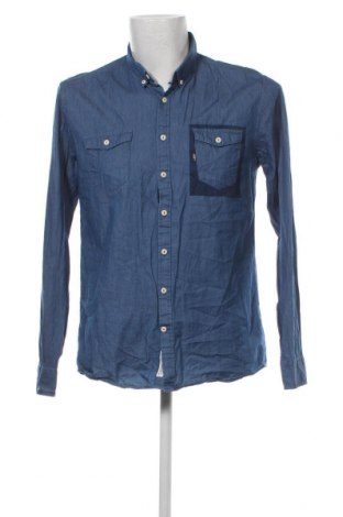 Ανδρικό πουκάμισο Lindbergh, Μέγεθος M, Χρώμα Μπλέ, Τιμή 7,67 €