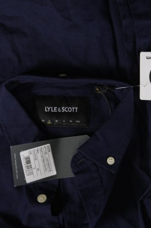 Мъжка риза Lyle & Scott, Размер S, Цвят Син, Цена 21,06 лв.