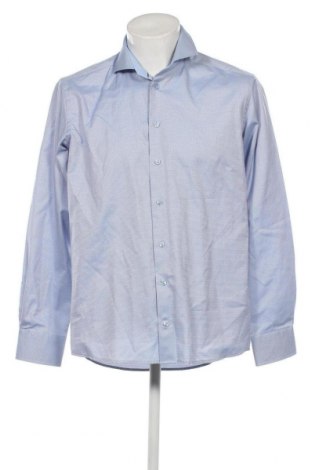 Ανδρικό πουκάμισο MANZINI AS, Μέγεθος L, Χρώμα Μπλέ, Τιμή 3,14 €