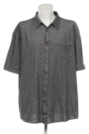 Ανδρικό πουκάμισο Men Plus, Μέγεθος 5XL, Χρώμα Γκρί, Τιμή 15,61 €