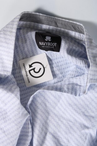 Ανδρικό πουκάμισο Navyboot, Μέγεθος L, Χρώμα Μπλέ, Τιμή 28,39 €