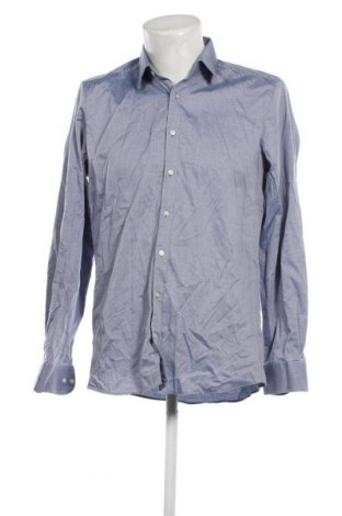Ανδρικό πουκάμισο Olymp, Μέγεθος L, Χρώμα Μπλέ, Τιμή 17,37 €