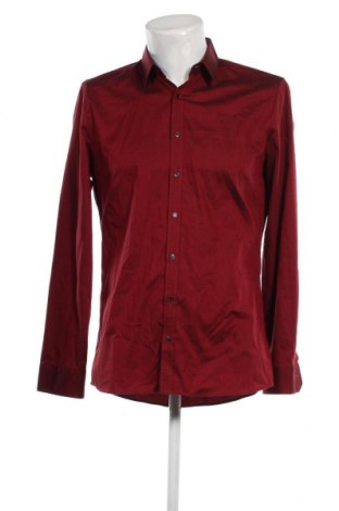 Ανδρικό πουκάμισο Olymp, Μέγεθος L, Χρώμα Κόκκινο, Τιμή 22,19 €