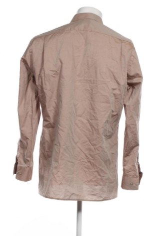 Ανδρικό πουκάμισο Olymp, Μέγεθος L, Χρώμα  Μπέζ, Τιμή 17,13 €