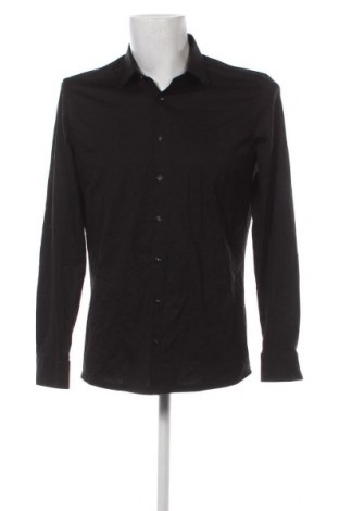 Ανδρικό πουκάμισο Olymp, Μέγεθος L, Χρώμα Μαύρο, Τιμή 22,91 €