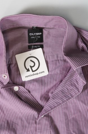 Ανδρικό πουκάμισο Olymp, Μέγεθος S, Χρώμα Βιολετί, Τιμή 2,89 €