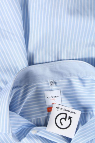 Мъжка риза Olymp, Размер M, Цвят Син, Цена 31,59 лв.