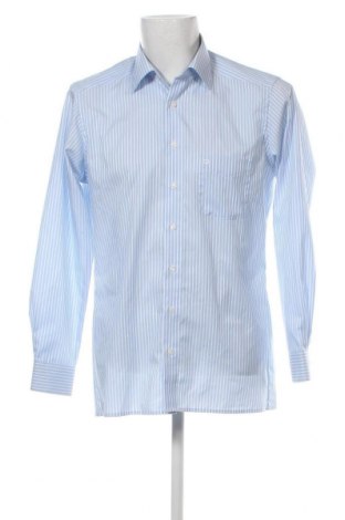 Ανδρικό πουκάμισο Olymp, Μέγεθος M, Χρώμα Μπλέ, Τιμή 19,54 €