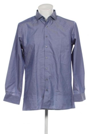 Ανδρικό πουκάμισο Olymp, Μέγεθος L, Χρώμα Μπλέ, Τιμή 22,67 €