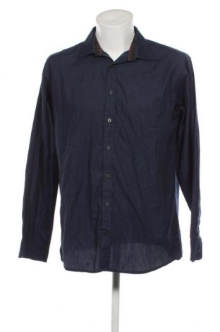 Ανδρικό πουκάμισο Oscar, Μέγεθος L, Χρώμα Μπλέ, Τιμή 3,95 €