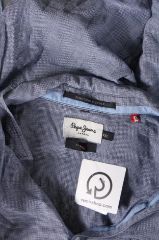Мъжка риза Pepe Jeans, Размер XXL, Цвят Син, Цена 39,00 лв.