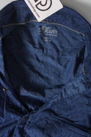 Мъжка риза S.Oliver, Размер M, Цвят Син, Цена 24,00 лв.