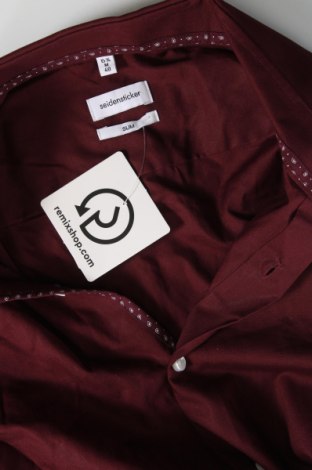 Herrenhemd Seidensticker, Größe M, Farbe Rot, Preis 16,70 €