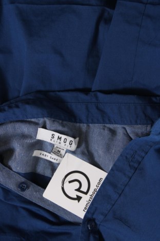 Ανδρικό πουκάμισο Smog, Μέγεθος M, Χρώμα Μπλέ, Τιμή 7,72 €