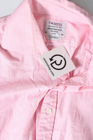 Мъжка риза T.M.Lewin, Размер L, Цвят Розов, Цена 18,63 лв.