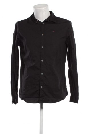 Мъжка риза Tommy Jeans, Размер L, Цвят Черен, Цена 90,00 лв.